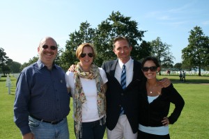 Team NGEF in American Cemetery, Normandy