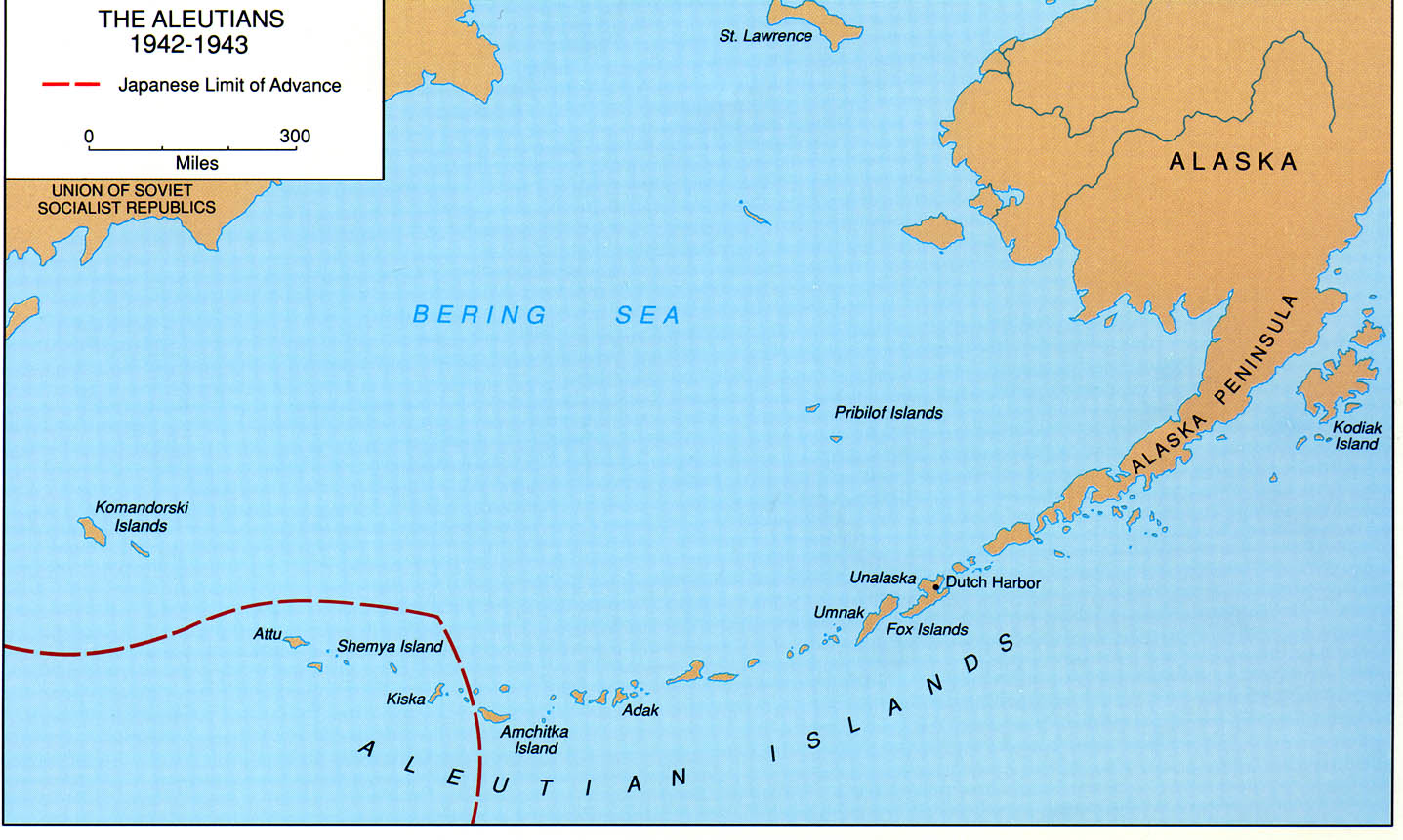 Alaska Aleutian Islands Map - Winna Kamillah